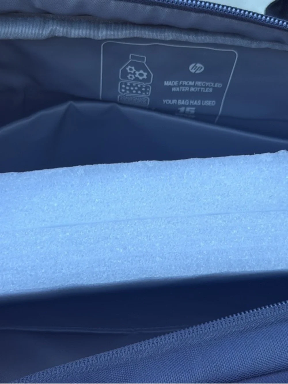Men's Laptop Bag Interior
